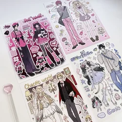 [Couple in Love] Character Stickers, Guka Stickers, Two-dimensional Guben Phone Case Stickers