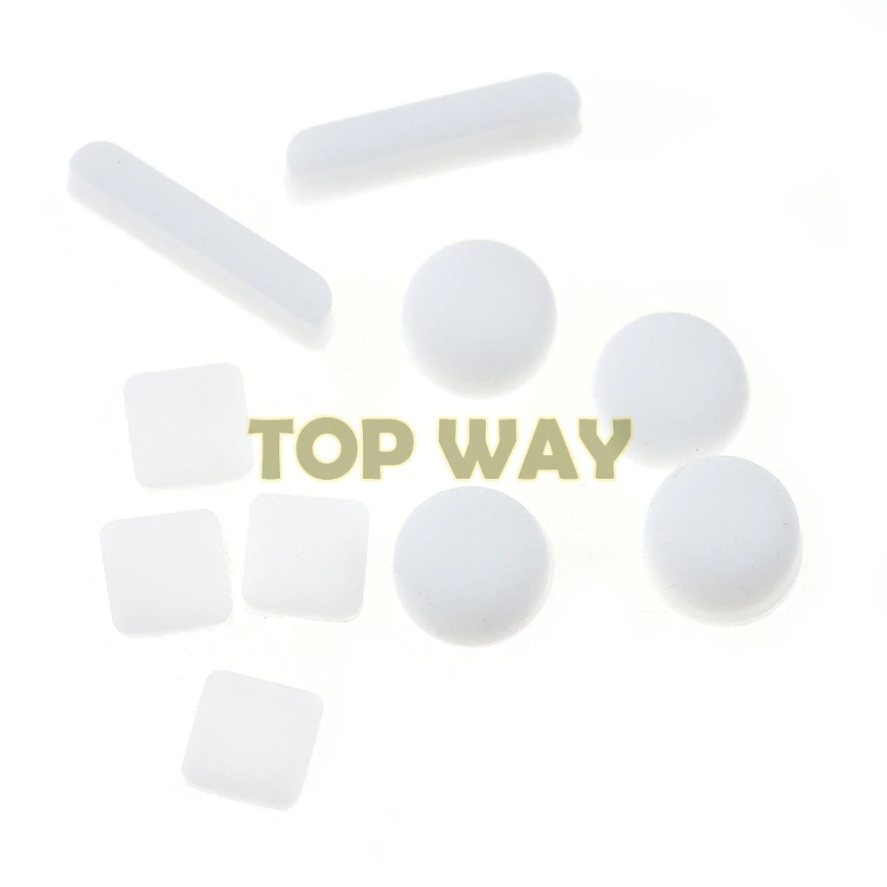 30 juegos de cubiertas de pies de tornillo de repuesto para consola de juegos NDSi XL LL, cubierta de pies de tornillo, tapón de almohadilla de goma para NDSIXL