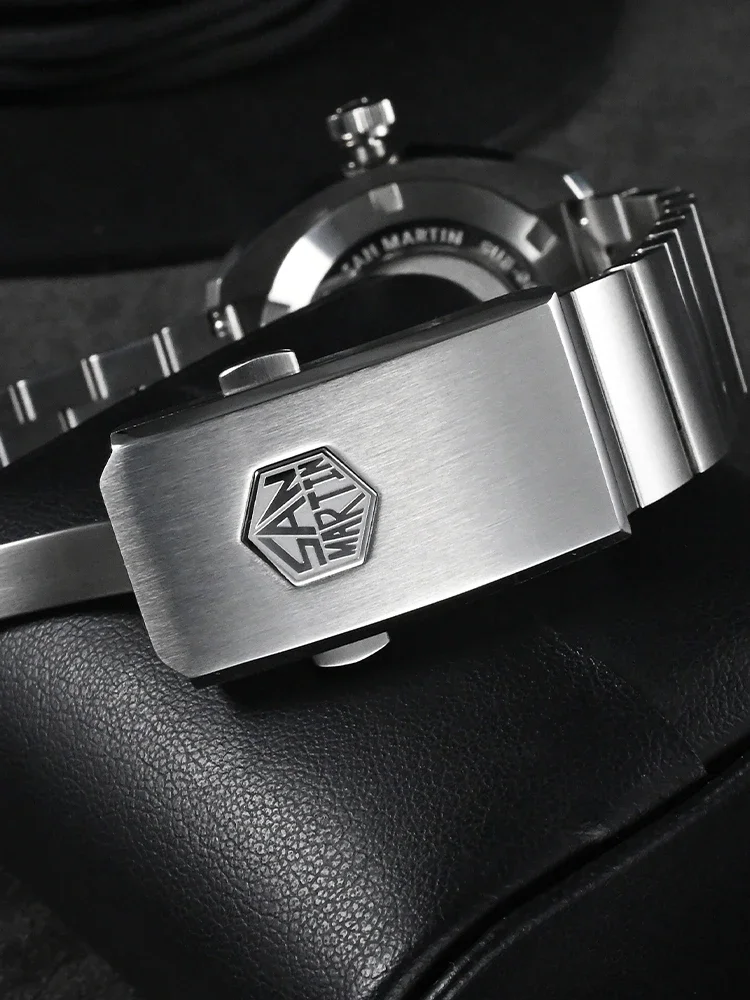 San Martin 2025 Новые 40,5 мм оригинальный дизайн NH35 автоматические механические мужские часы для дайвинга с сапфировым стеклом водонепроницаемые 200 м светящиеся SN0045