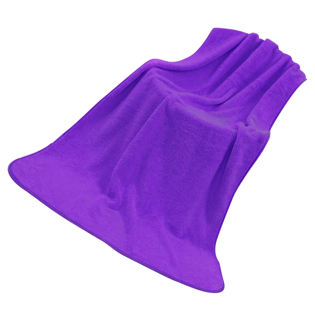 Microfiber Bath Towel 70x140cm Dark Purple Lightweight Quick Dry Soft Breathable Texture for Women Bath Beach Spa Swimming