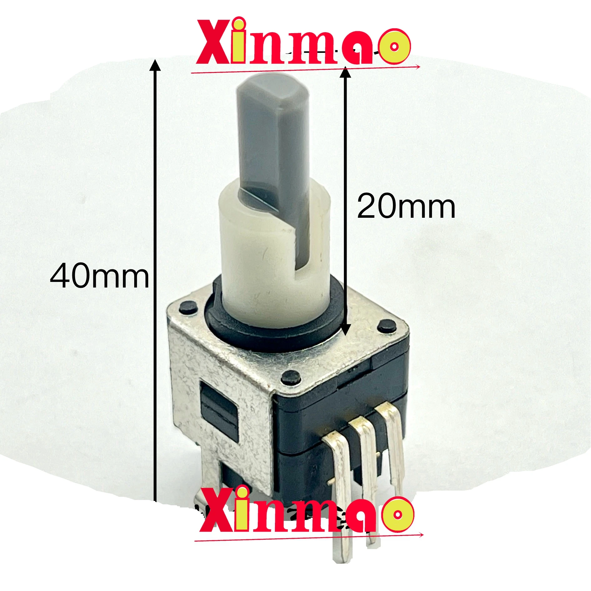 

Двухосевой энкодер корейского бренда EC16 с переключателем 12, номер позиционирования 12, длина оси импульса 22 мм