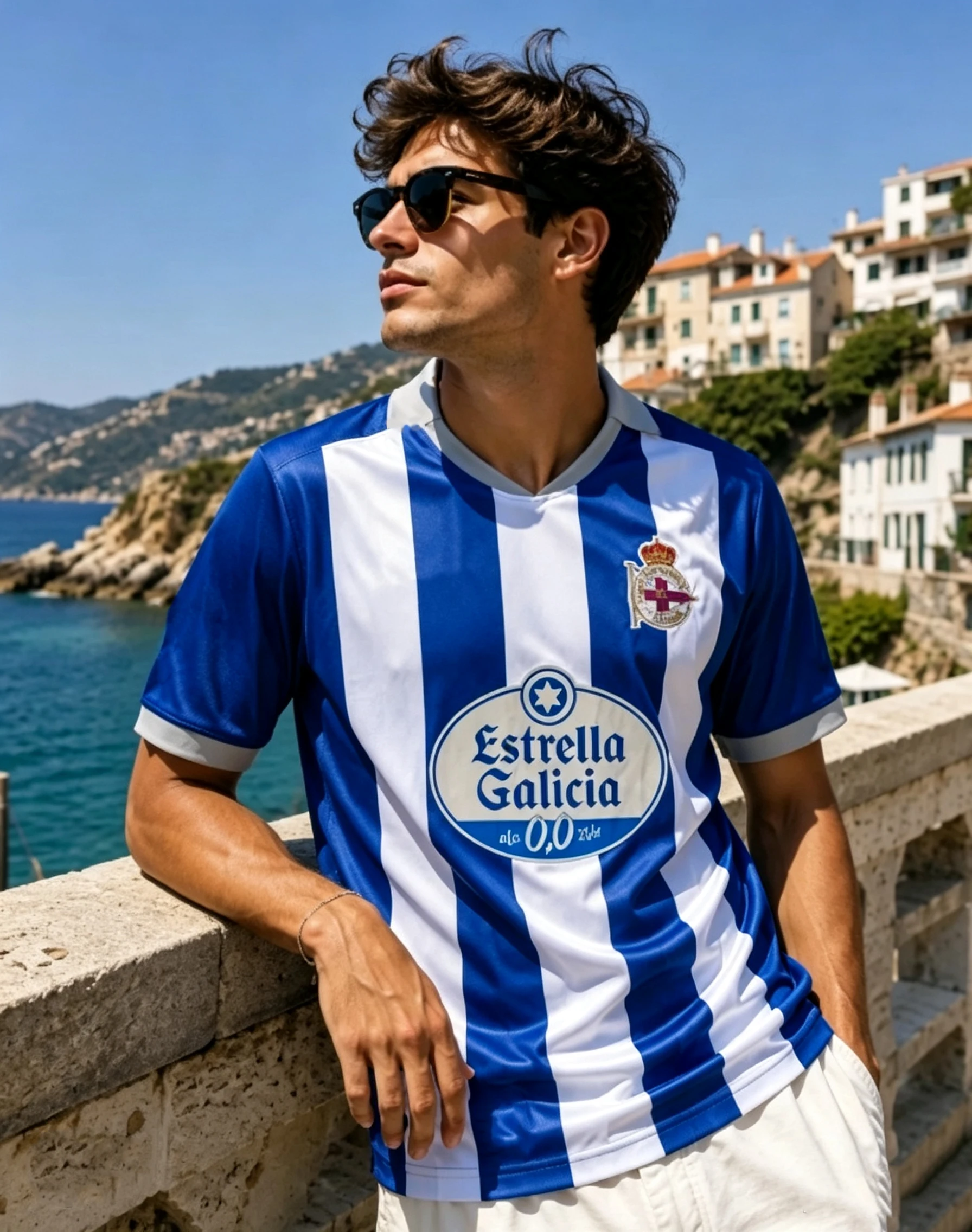 2026/27 Deportivo De La Coruña Jersey, 3D Print Design Quick-Dry Breathable T-Shirt, Men and Women Mesh Football T-Shirt