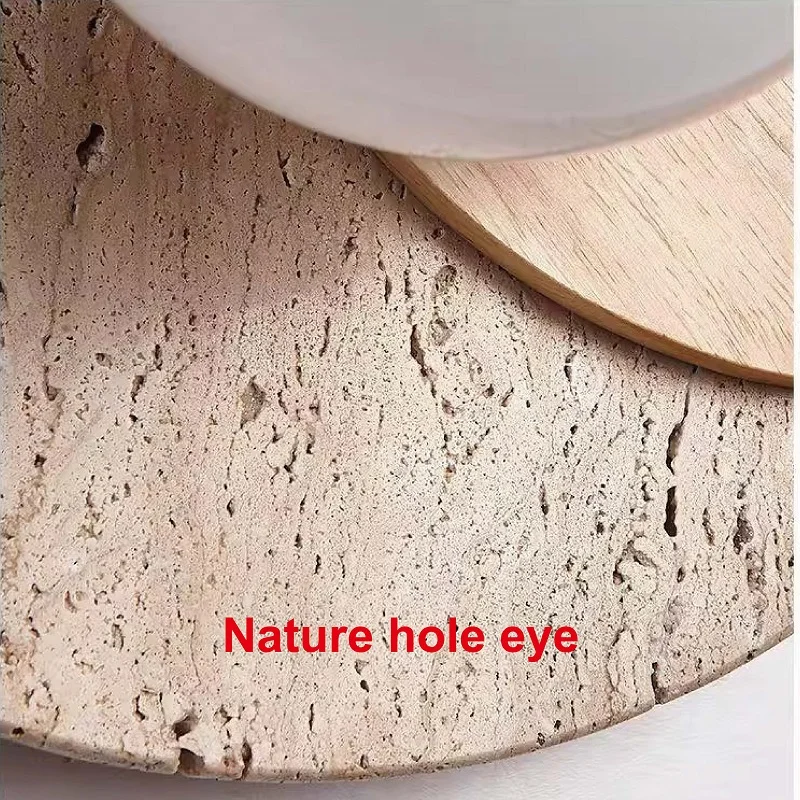 Yellow Cave Stone Wall Lamp LED Cream Bedroom Bedside Aisle Staircase Decorative Lamp Living Room Background Wall Lamp view 2
