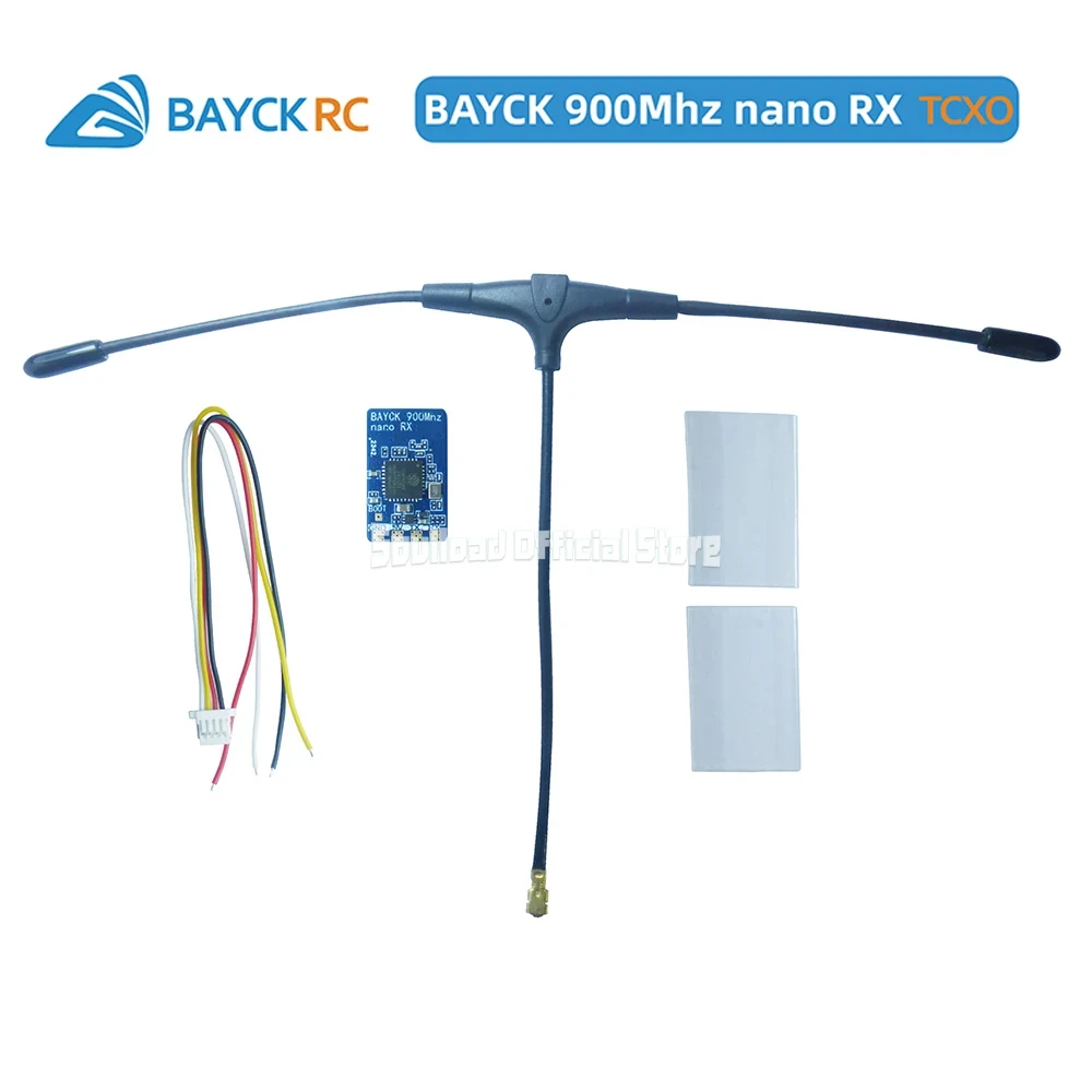 BAYCK ELRS 915MHz / 2.4GHz NANO ExpressLRS Receiver With T type Antenna Support Wifi Upgrade for RC FPV Traversing Drones Parts