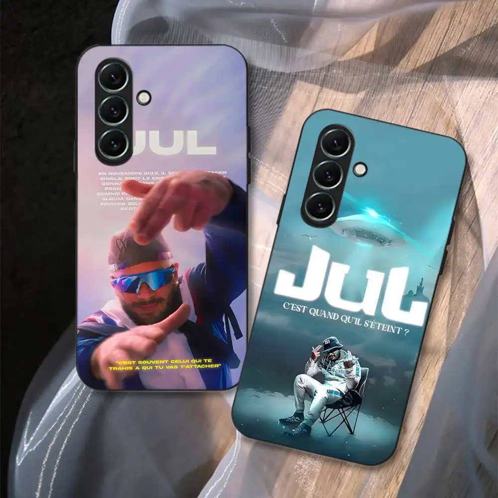 Rapper Hot New JUL Logo Phone Case For Samsung S 24 Fe 25 Ultra Plus 20 Lite 21 30 22 23 24 22 Ultra 5G Fundas