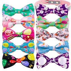 20/50pcspcs Double Dog Bowties Easter Removable Pet Dog Bow Tie Collar For Dogs Pets Collar Accessories Rabbit Dog Accessories