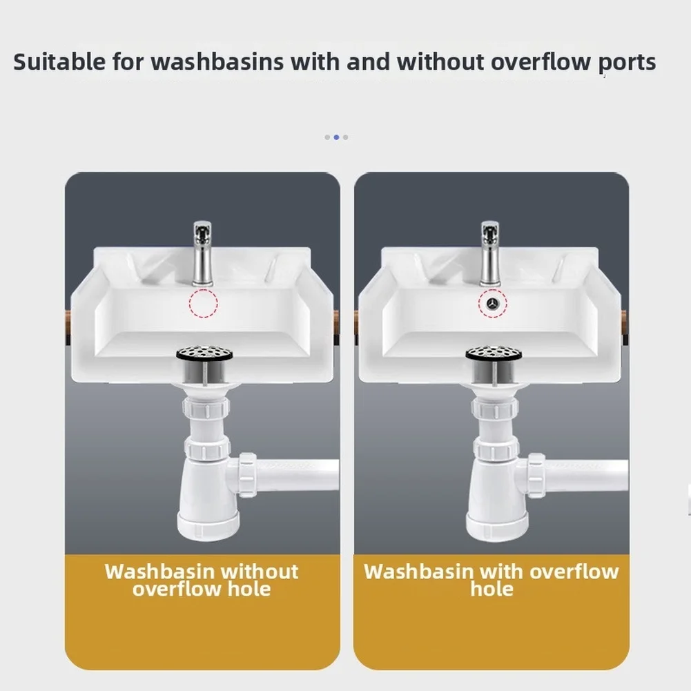 

Сливная труба для раковины из нержавеющей стали PP, 6062 мм, настенное крепление, регулируемое для умывальников с предотвращением запаха уплотнения воды