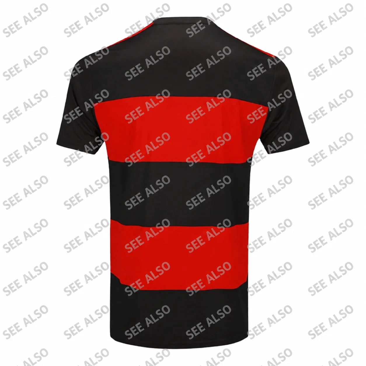 Men Women Kid Flamengo RJ Fan Football Jersey Red Black Stripe Quick‑Dry Short Sleeve Tee Brazil Soccer Club Sport Supporter Top