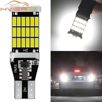 1X T10 T15 4014 45SMD 30SMD 26SMD Car LED Trunk Reversing Brake Lamp Auto Turn Signal Rogue Light BackUp Tail Bulb Bright White