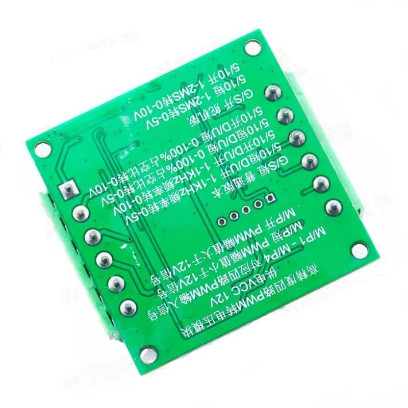 

Four-WayPWMVoltage Conversion Module Duty Cycle Number of Pulses Convert0-5V/0-10V Steering Gear Signal Conversion