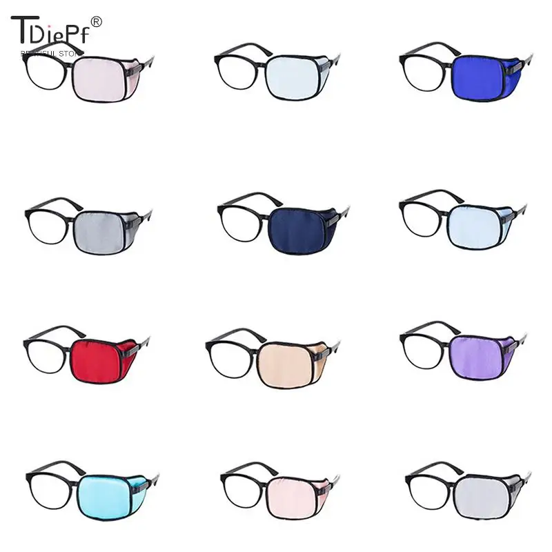 

1/6pcs Amblyopia Eye Patches Filled Pure Silk Occlusion Lazy Eye Patch Amblyopia Obscure Astigmatism Training Eyeshade Eye Cover