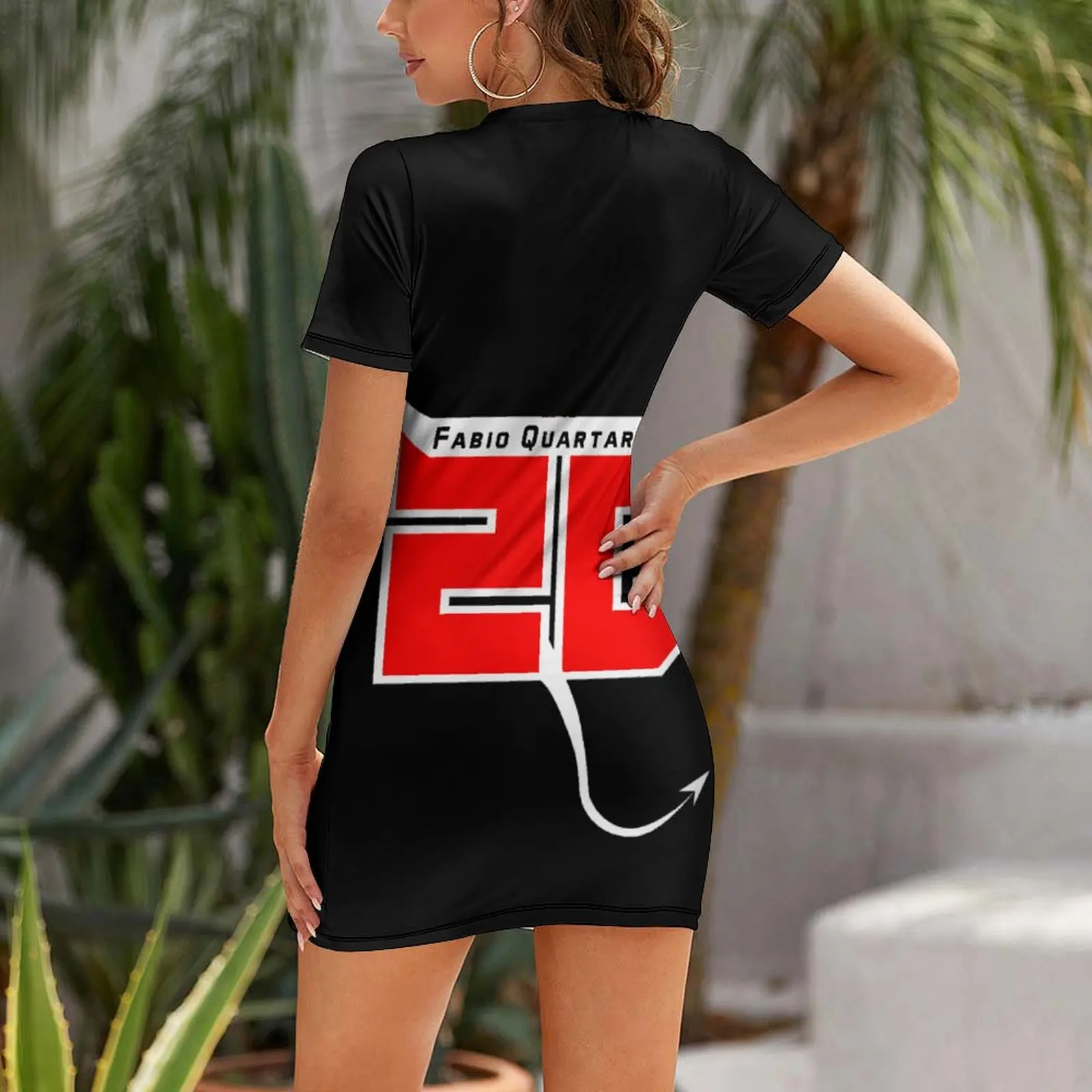 Fabio-Quartararos #20 El-Diablos Classic 1 Novelty Sexy  Woman's Gown Short Sleeved Dress Funny Novelty  Parties Dresses