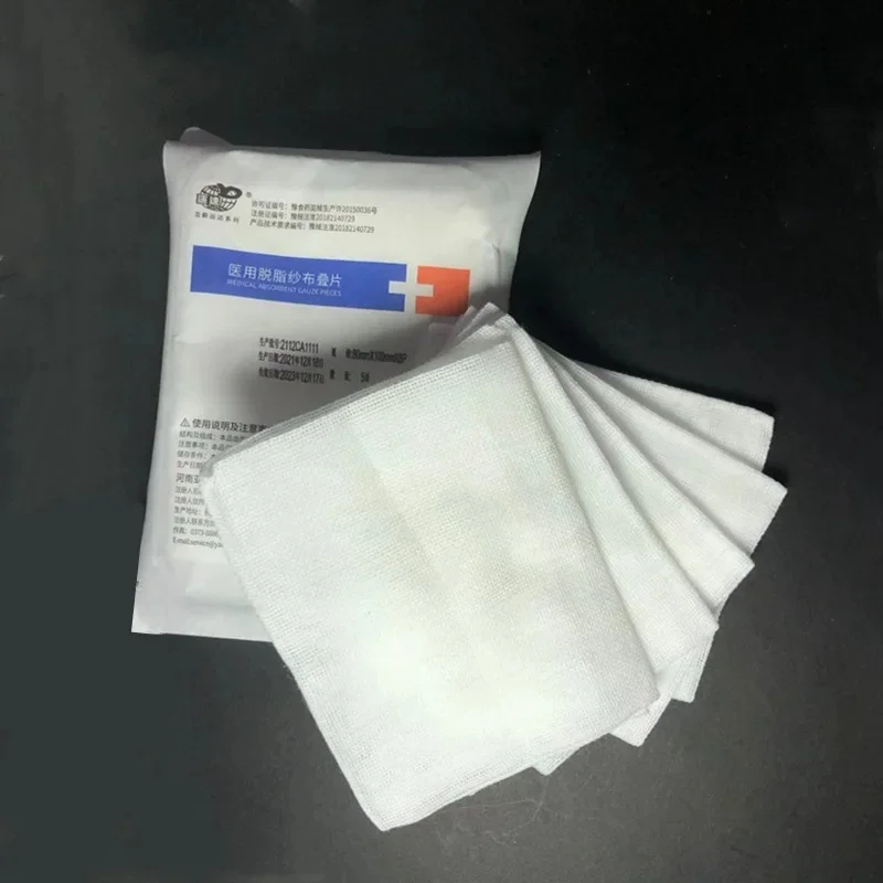40 Packs 5pcs Sterile Gauze Pads, Non-Woven Wound Dressing for Personal Care Accessory