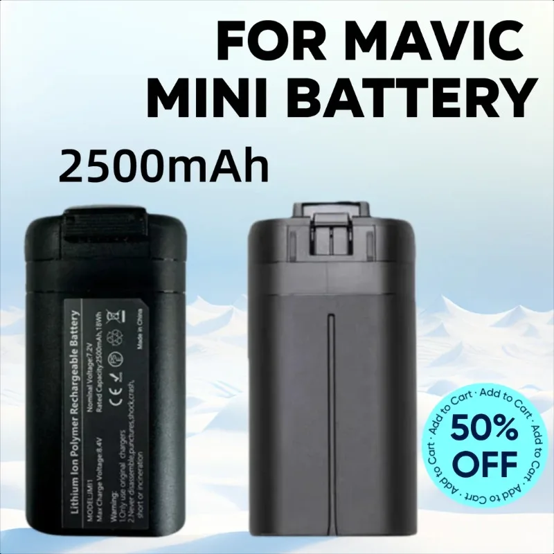 

2500 мАч для Mavic Mini Battery Интеллектуальные летные аксессуары Емкость Время полета 30 минут