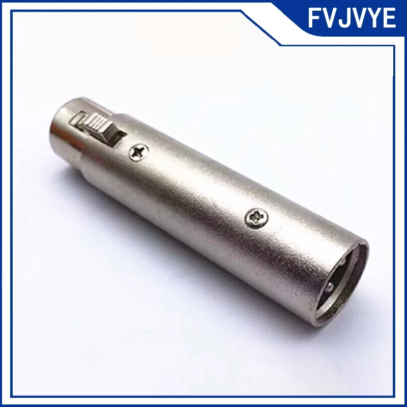 1/2/5pcs New 3 PIN XLR Male To XLR Female Jack Connector Microphone Audio Converter Speaker Cable Extension Adapter Coupler .A2