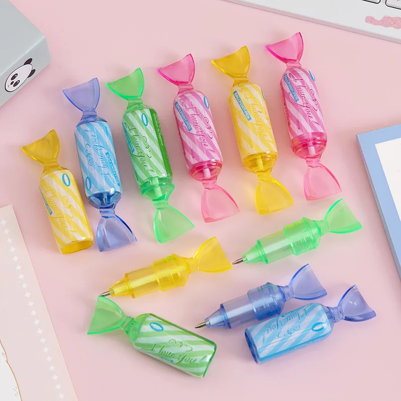 Ellen Brook 1 PCS Cute Kawaii colored candies Stationery Creative Ballpoint Pen Office School Supplies Funny Lovely Pens