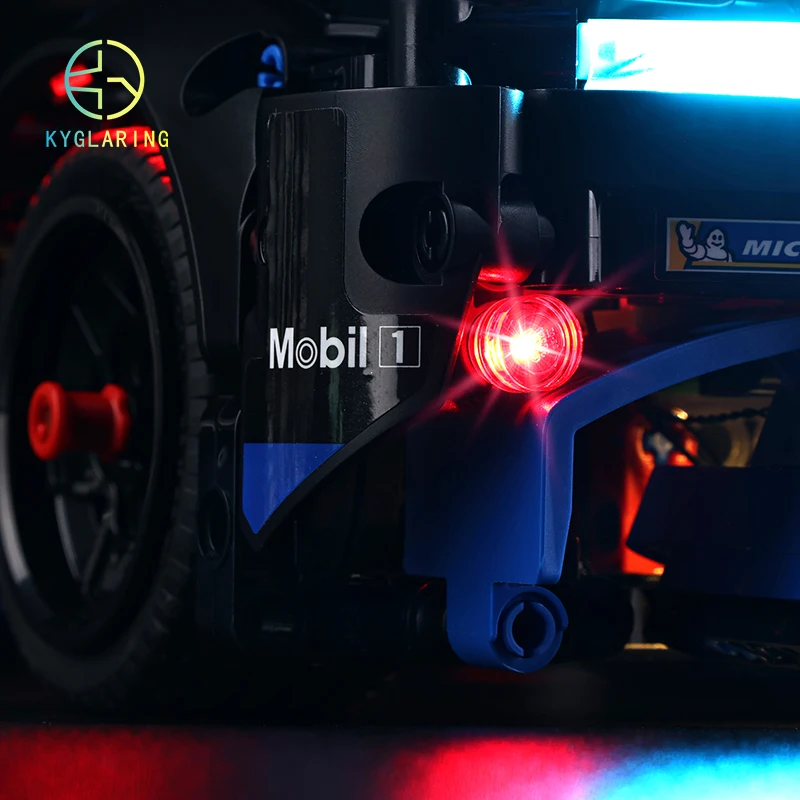 Kyglaring Led Lighting For 42176 Porsched GT4 e-Performance Race Car LED Kit Toys (NOT Include the Model)