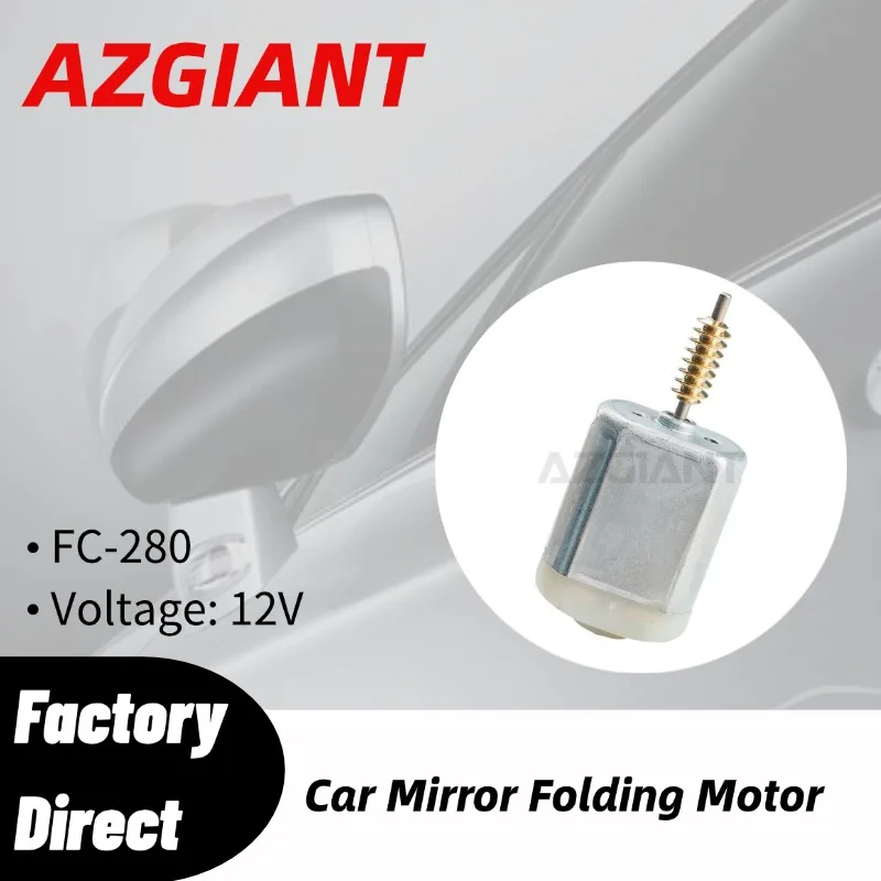 AZGIANT Car Side View Exterior Reversing Rearview Folding Mirrors Motor 12 Volt Low Noise for Mitsubishi Pajero Shogun Pinin