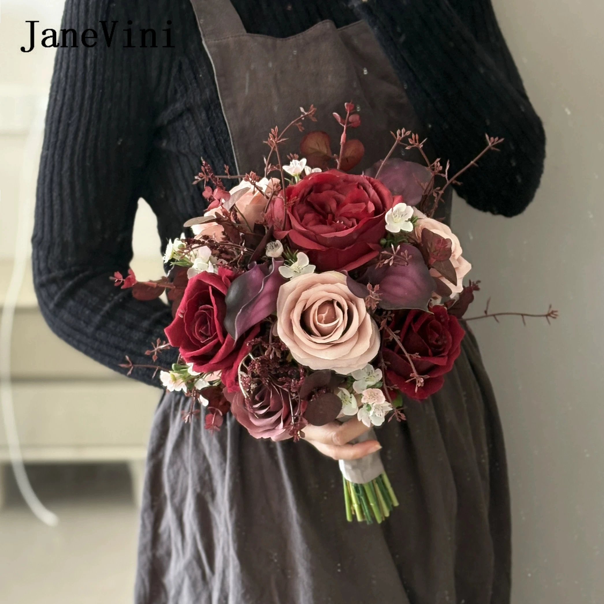 janevini-elegante-bouquet-da-sposa-artificiale-bordeaux-rosa-antico-per-la-sposa-bouquet-da-sposa-con-rose-di-seta-e-calla-fiori-per-fidanzamento