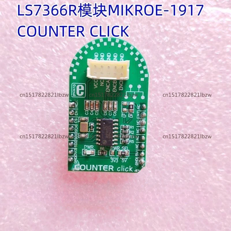 LS7366R module MIKROE-1917 COUNTER CLICK development board, interface calculator, counter