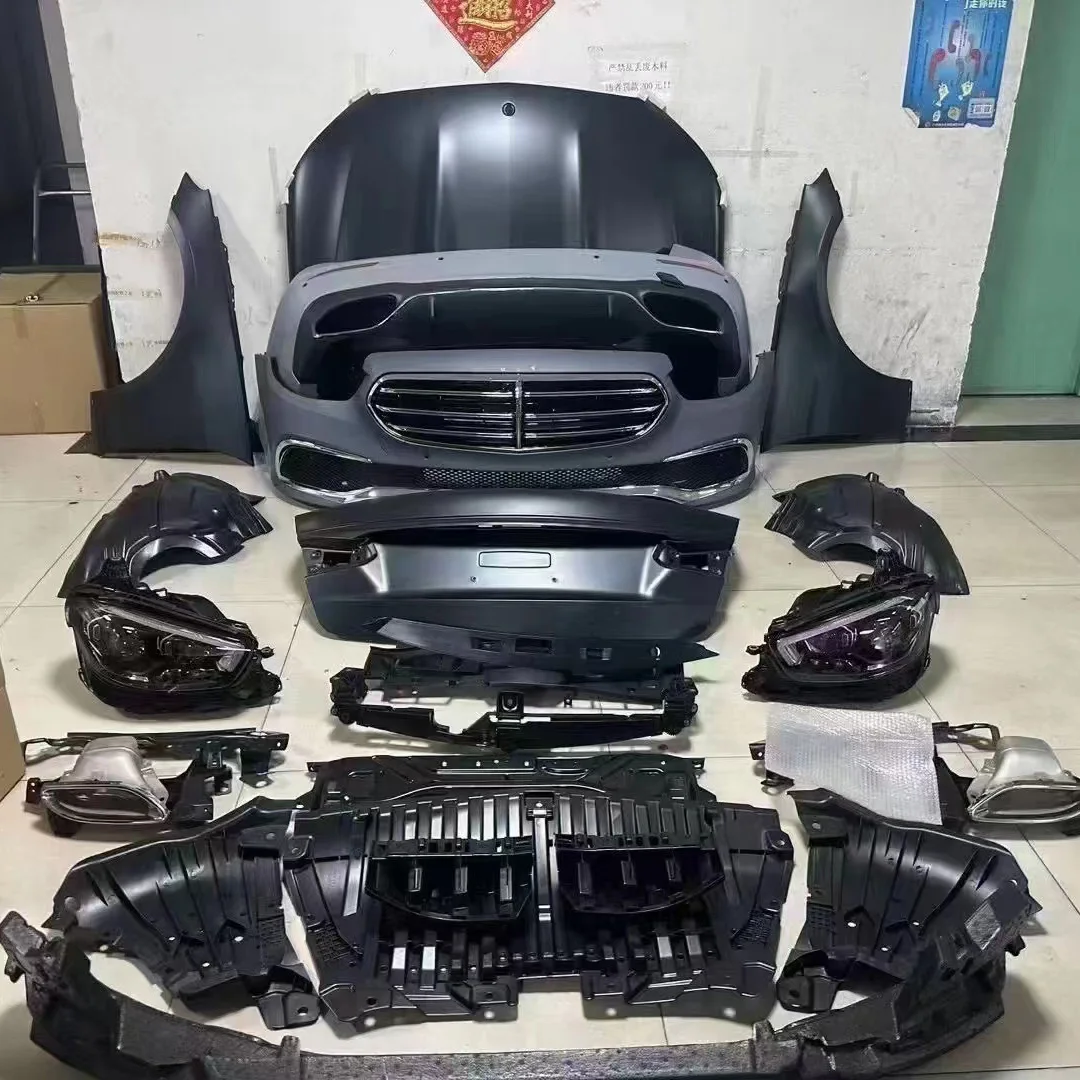 for Full Set Car Facelift Rear Front Bumper Bodykit Body Kit for Mercedes Benz E-Class W212 09-14 Upgrade To W213 E63s AMG 63S