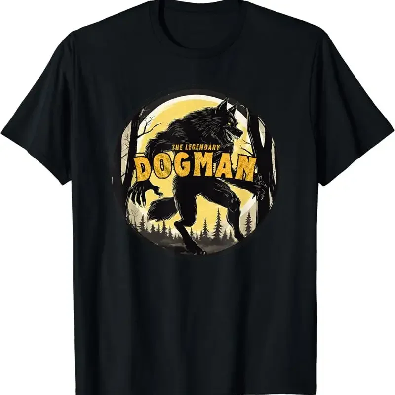 New Dogman Cryptid Legend Folklore Scary Encounters Design T Shirt S 4Xl