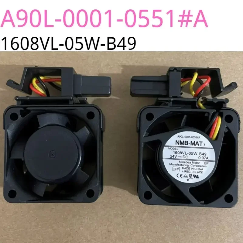 

Brand new A90L-0001-0551#A NMB 1608VL-05W-B49 Fanuc fan with bracket 24v 4cm 40 × forty × 20mm