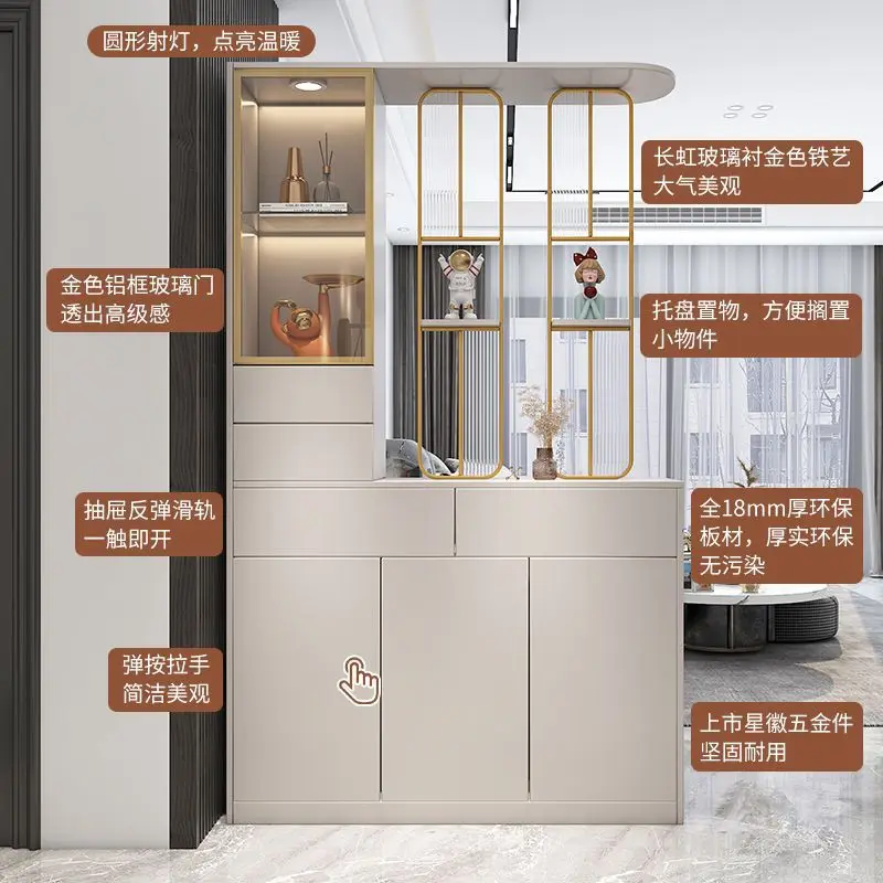 */*Entrance Cabinet High-grade Screen Partition Living Room Block Entry Hall Cabinet Wine Cabinet Screen Partition