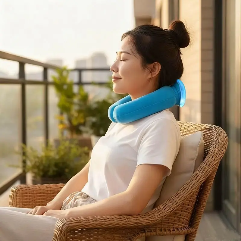 U-Shaped Shoulder Neck Water Injection Hot Cold Pack Hot Compress Cervical Spine Physical Therapy Cooling Water Bag