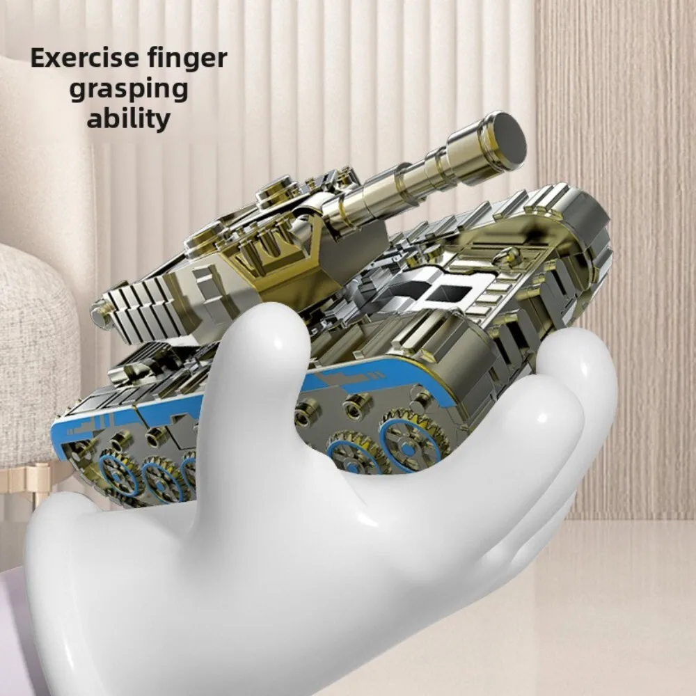 Kinderen Creatieve Mecha Simulatie Tank Transformerende Robot Fidget Spinner Stress Relief Speelgoed voor kinderen Leuk spelen en cadeau