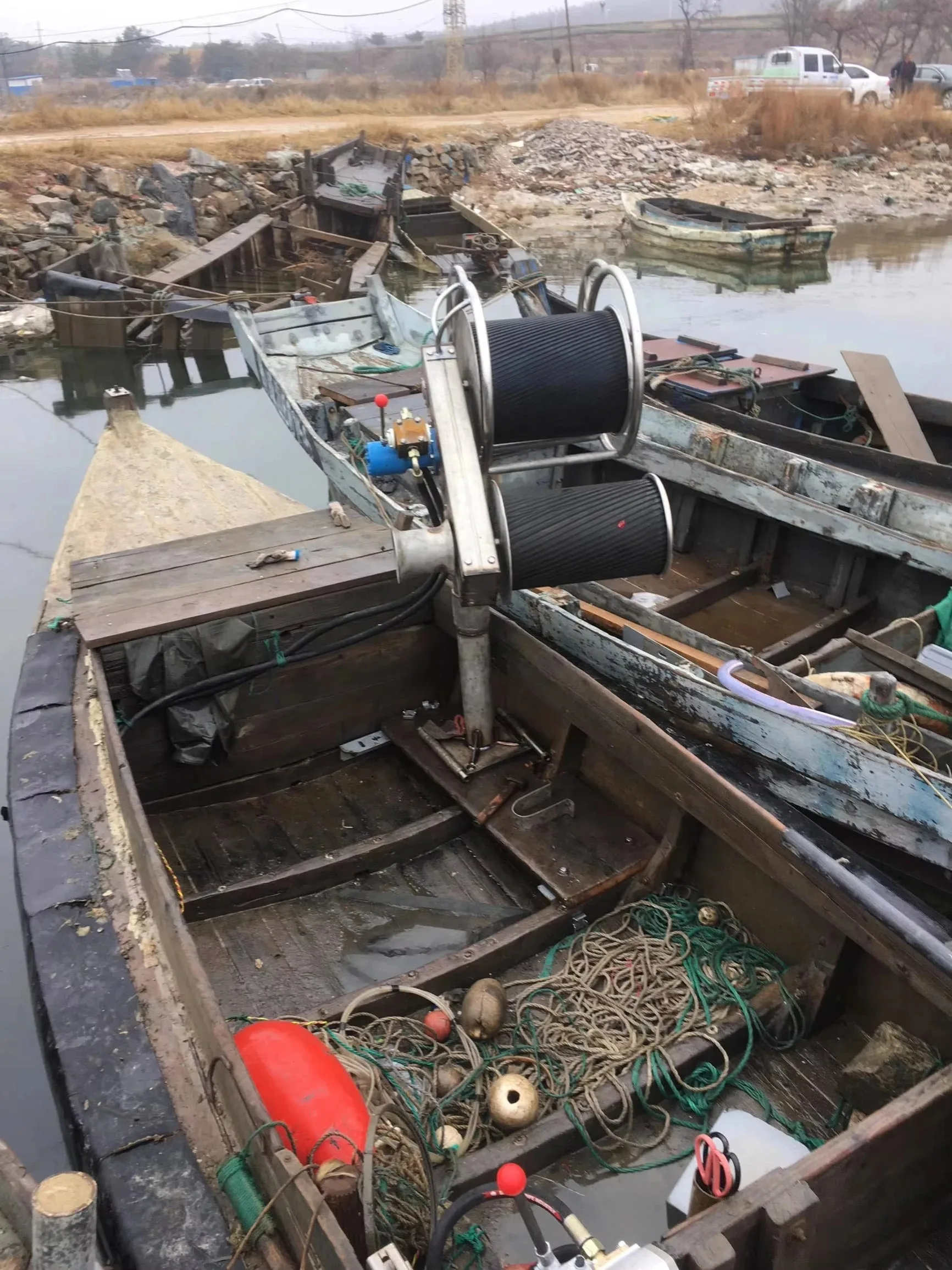 Factory Supplier Commercial Fishing Net Conveyor Winch Net Winch Machine Pull Net Machine