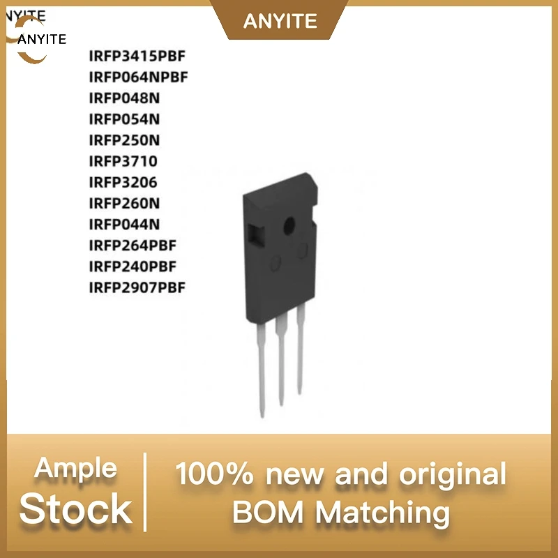 10Pcs/LOT IRFP064N IRFP048N IRFP054N  IRFP044N IRFP264PBF  IRFP240PBF  IRFP260N IRFP250N  IRFP2907PBF IRFP3206 IRFP3710 IRFP3415