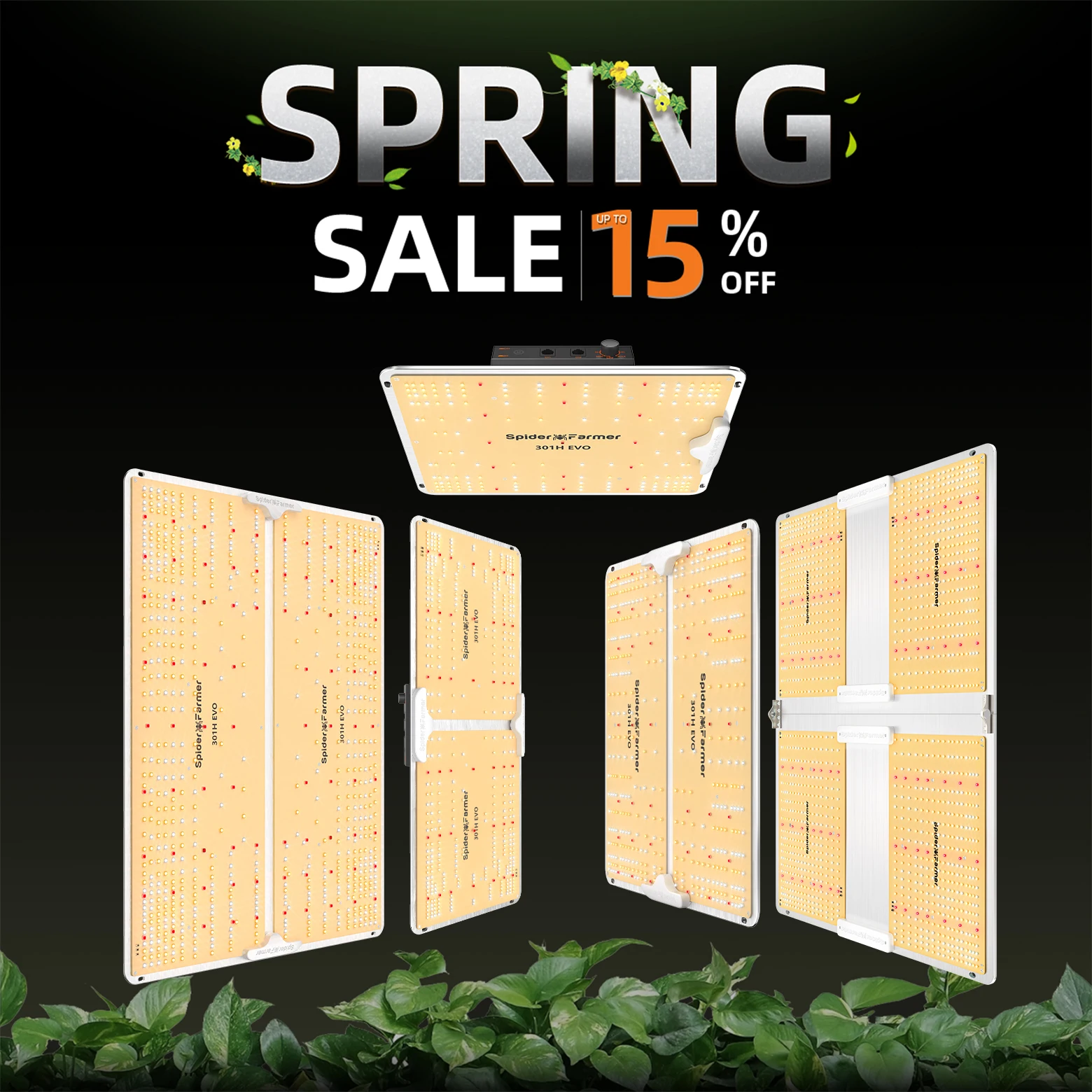 

Spider Farmer SF Series LED Grow Light Dimmable SF1000 2000 4000 Full Spectrum Sunlike Phytolamp for Hydroponics Grow Tent