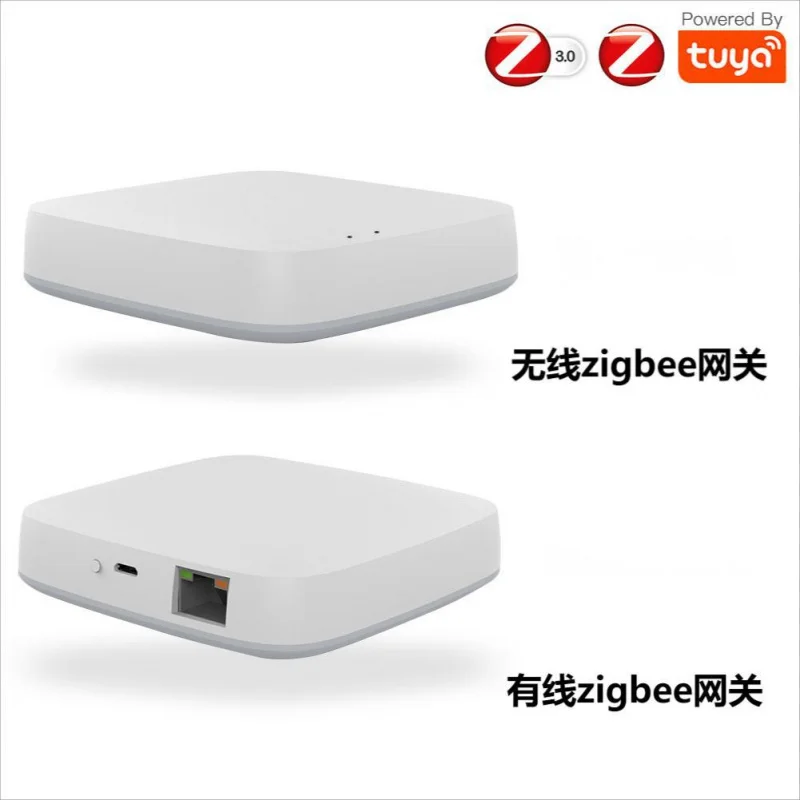 

Умный домашний гейтвей Tuya ZigBee | Квадратный дизайн, управление через приложение/таймер | Проводной/беспроводной смарт-хаб