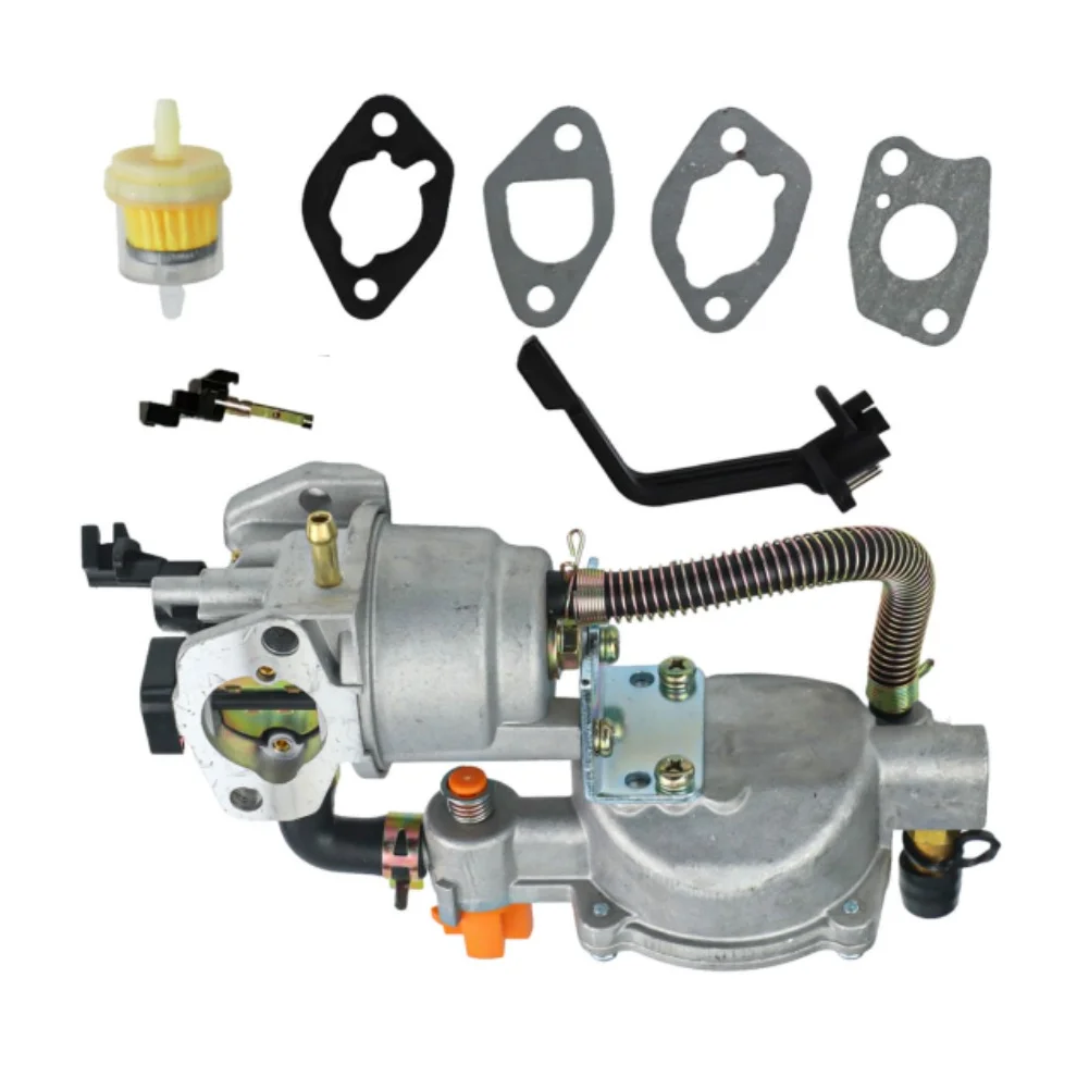 Carburetor Kit Designed for Dual Fuel Operation Using For LPG and on For GX200 168F 160 170F Engine For generators