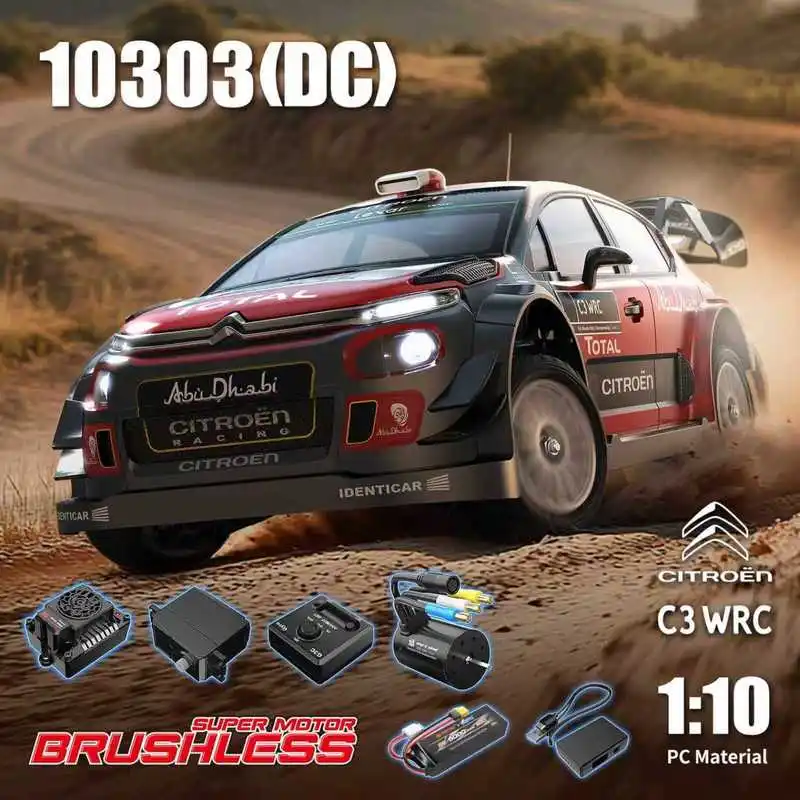

New Meijia Xin 1:10 Full Scale 10303 Citroen Drift Car 2.4g Rally Sensible Brushless Racing Rc Professional Remote Control Car
