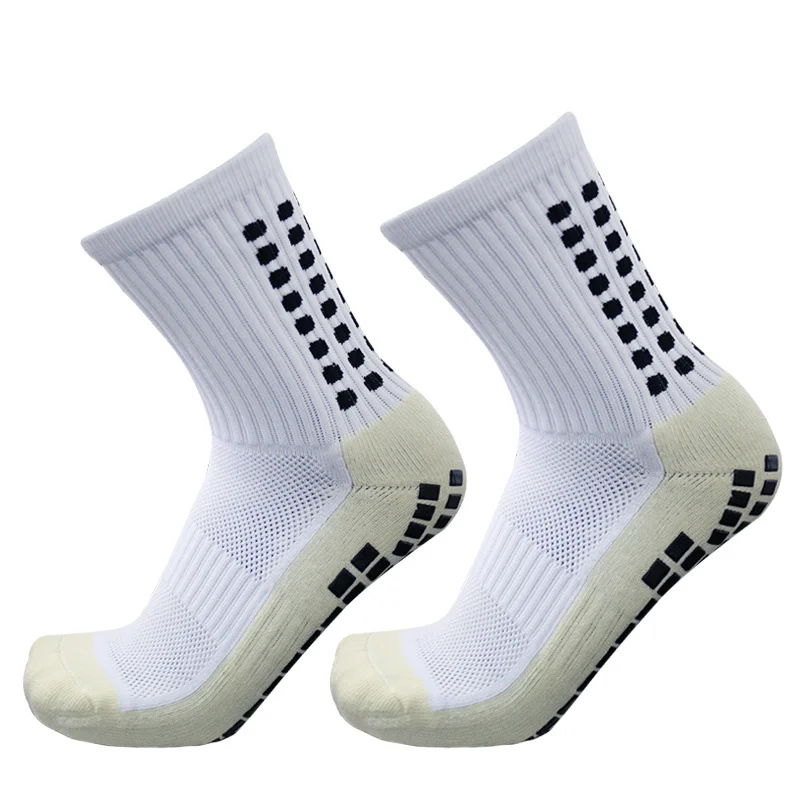 Men New Football Socks 12 and Women Pair Sports Socks Non-slip Silicone Bottom Soccer Baseball Socks Rugby Socks