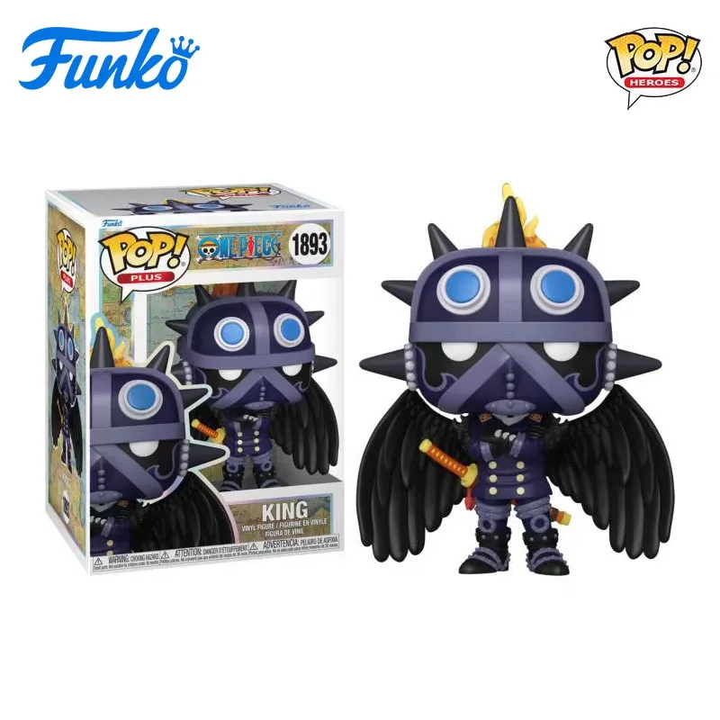 

Funko POP Original One Piece Anime Figure King 1893 Action Figure Toys for Boys Girls Kids Gift Collectible Model Ornaments