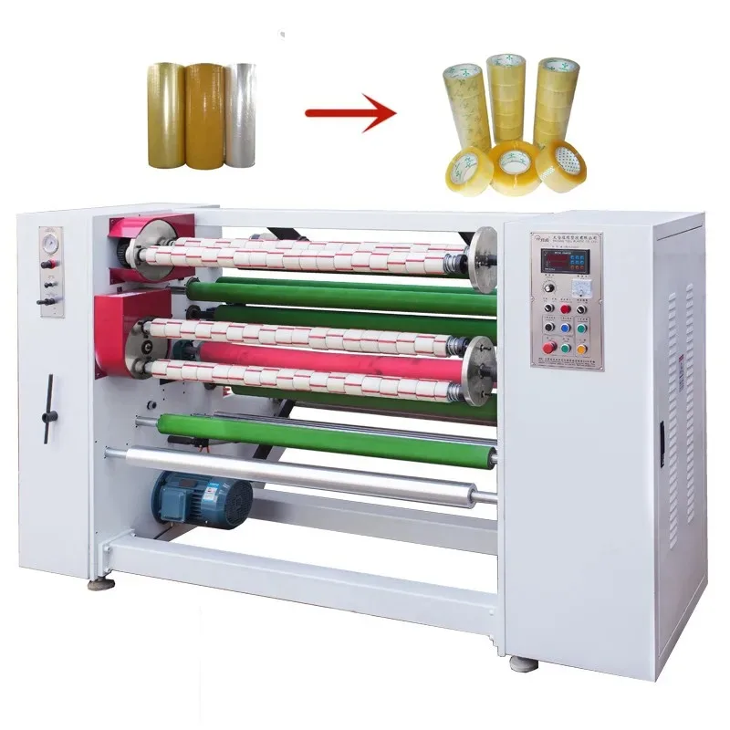 1300mm BOPP Adhesive Tape Jumbo Roll Slitting Cutting Rewinding Machine Factory Price Bopp Adhesive Packaging Tape Machine