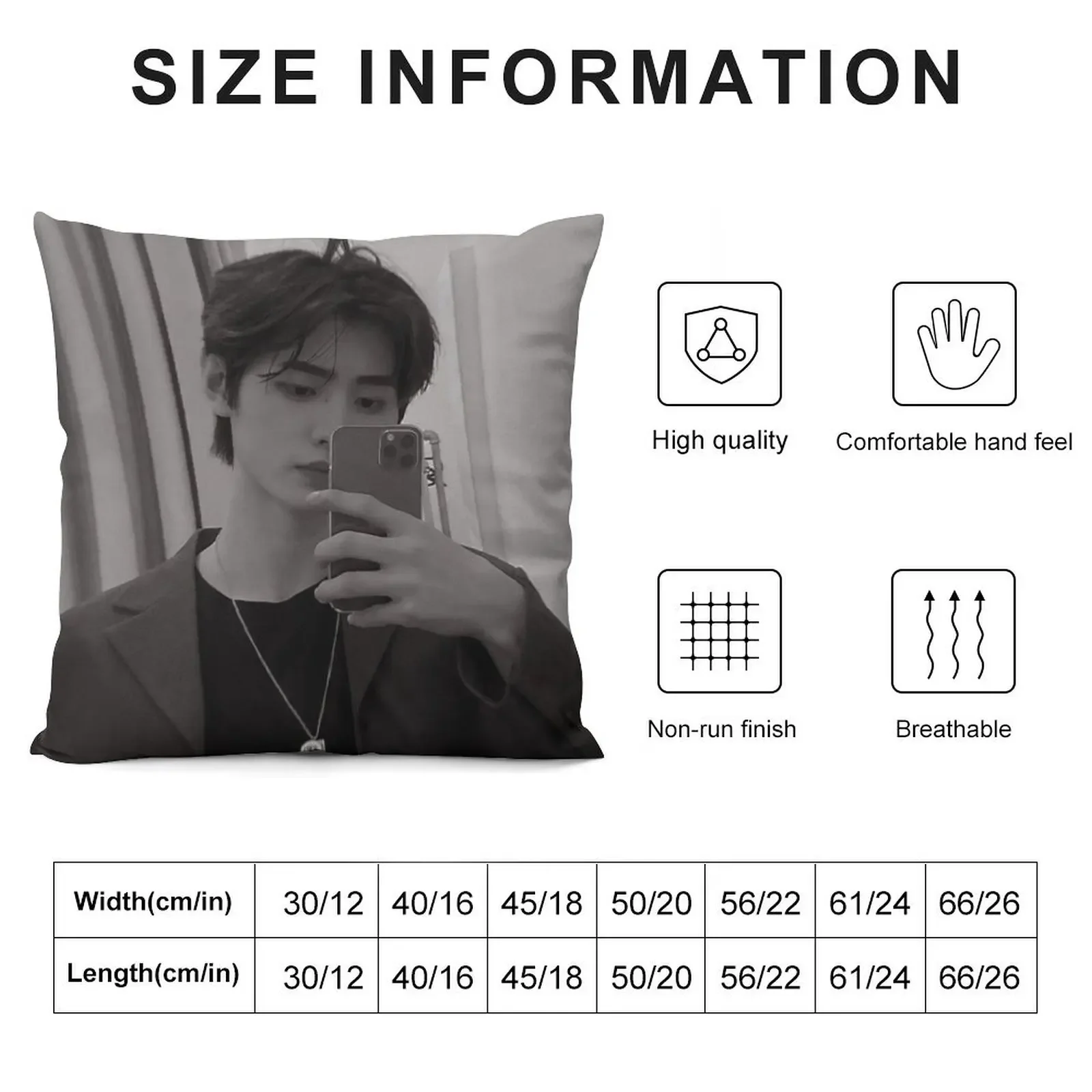 Sunghoon Throw Pillow Covers For Sofas Decorative Sofa Cushion Elastic Cover For Sofa Cushion Cover Set pillow