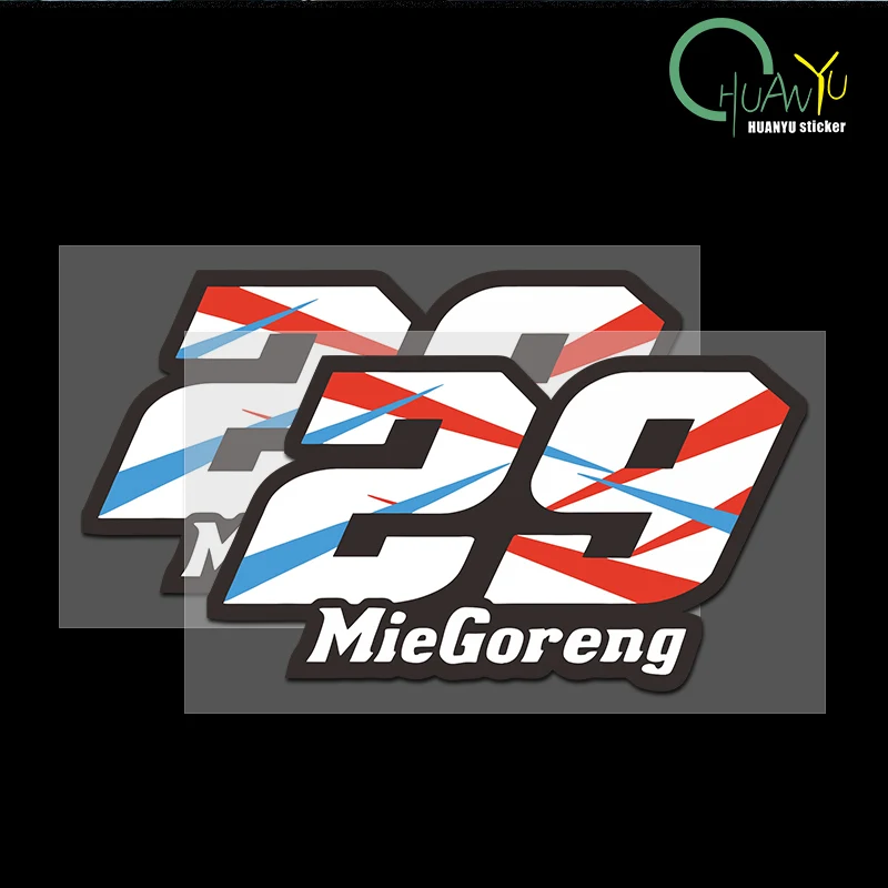 Creative personality number 29 racing track sticker for car, electric car, motorcycle, full body decal