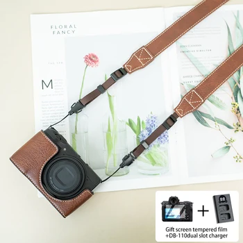 Adatto per custodia protettiva Ricoh GR3, cover per fotocamera GR3X, borsa per fotocamera base GR III, custodia in pelle PU fatta a mano