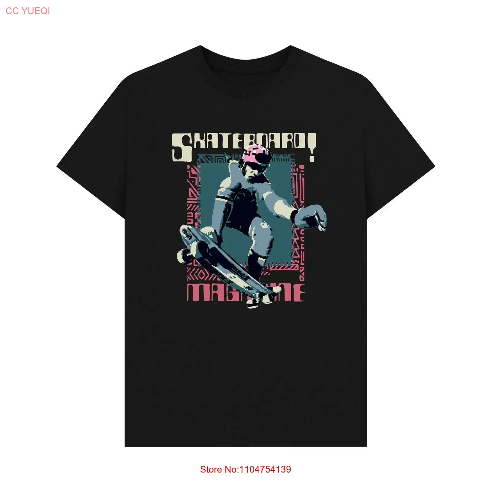 PREMIUM OFFICIAL Skateboard Magazine Black T Shirt vintage Washed homme designer clothes streetwear Versatile Comfortable