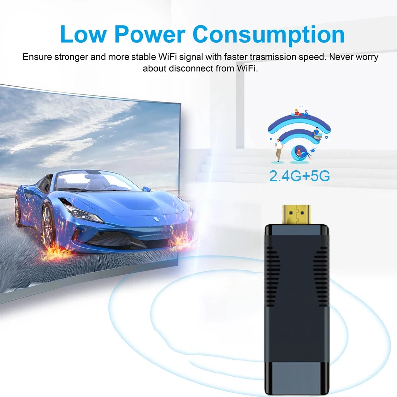 S96 ATV TV Stick Android 10 AllWinner H313 2GB 16GB Odtwarzacz multimedialny 2.4G 5G WiFi Bluetooth 5.0 HD 4k Smart TV Box