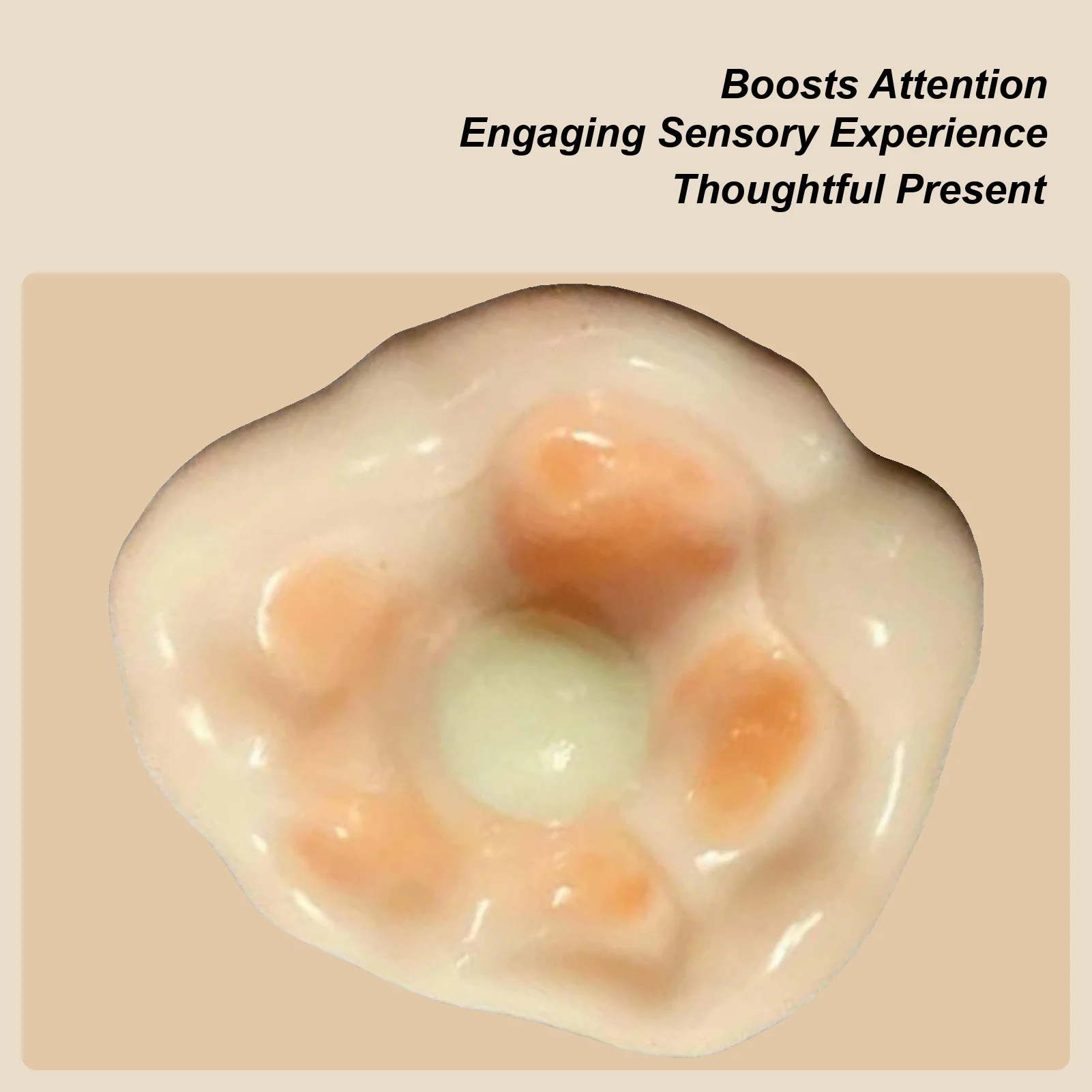 Stress Fidgets Shapeable Sensory Stress Ball Sensory Toy Glutinous Rice Desktop Decoration For Daily Adults Kids Work Study