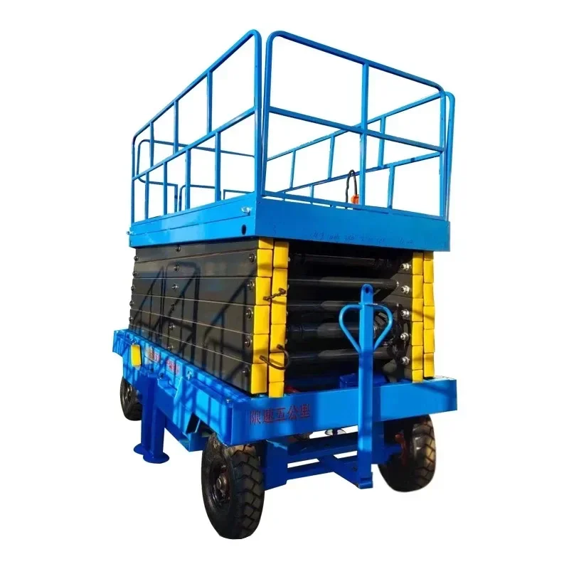 New Production Remote Control Self-propelled Aerial Platform Hydraulic Lift Scissor Lift Platform