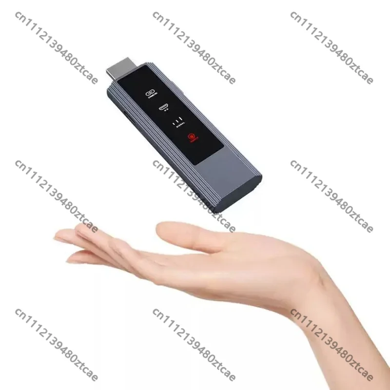 HDMI‑Compatible Video Transmitter Receiver Extender Plug‑and‑Play Audio Video Casting Device For Smartphone Laptop PC TV
