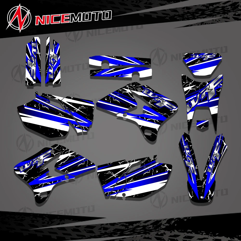 

For YAMAHA WR 250F WR 450F WR250F WR450F WRF 250 450 2003 2004 Graphics Decals Stickers Motorcycle Background Custom
