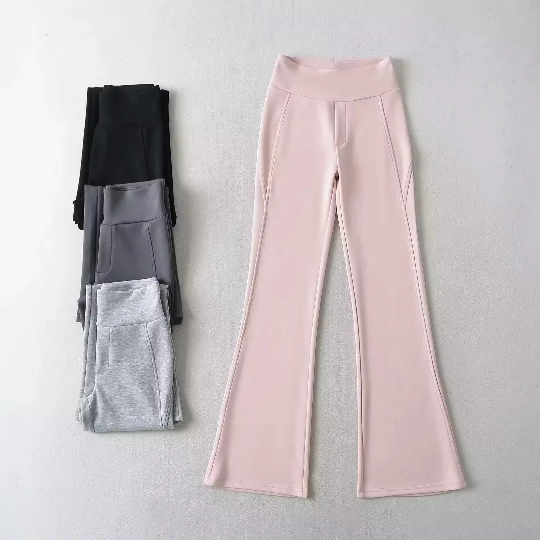 

Autumn Spicy Girl Yoga Pants High Waist Slimming Fitn Casual Pants Women's Micro Flared Pants