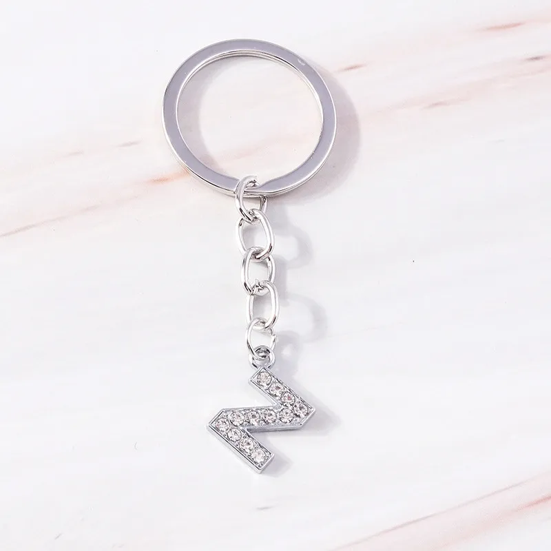 Aihua Minimalistischer Anfangsname, 26 Buchstaben, Anhänger, Schlüsselanhänger, Kristall, A-Z, Alphabet, Schlüsselanhänger für Damen und Herren, Geburtstag, Schmuck, Geschenke – Detail 16